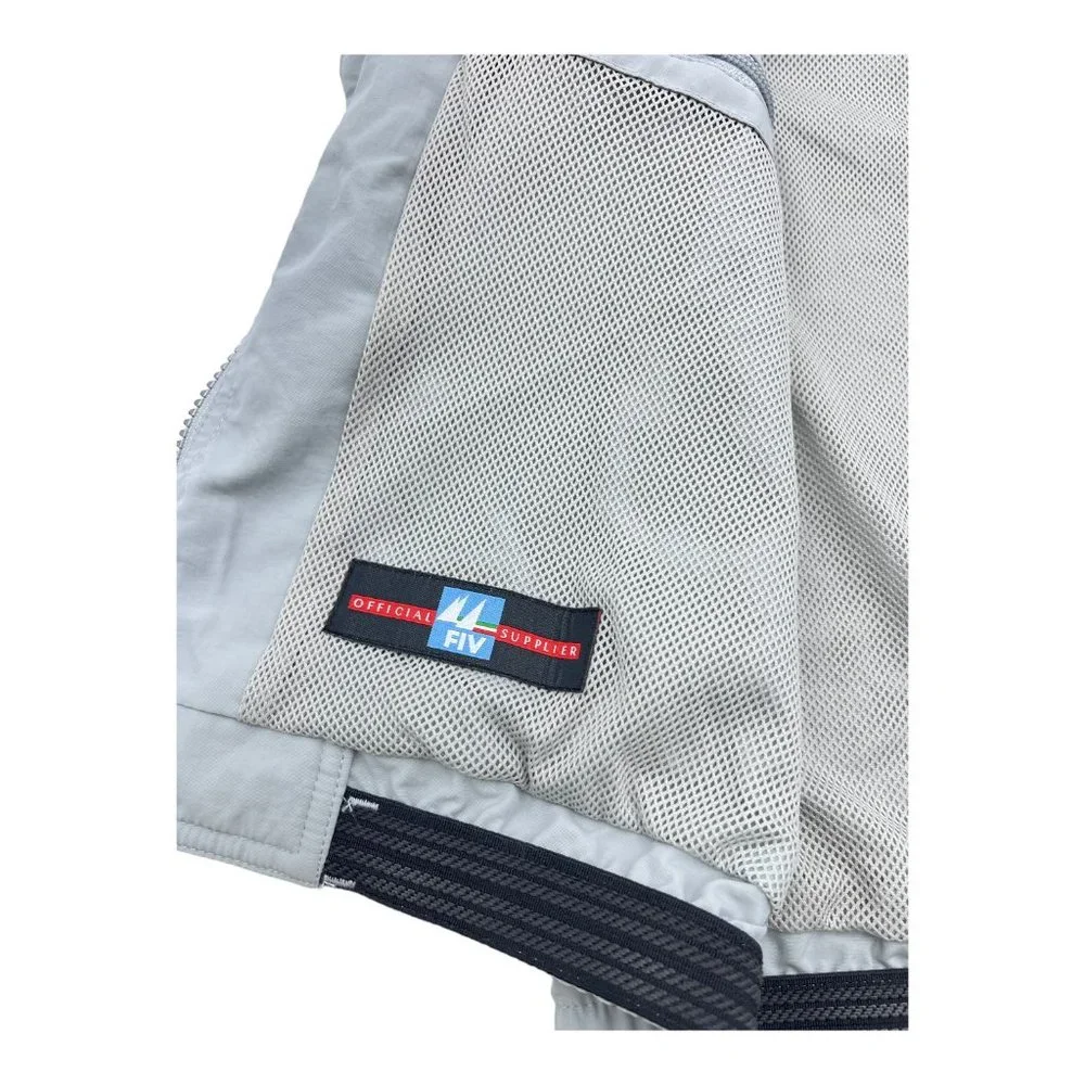 SLAM ATS Summer Sailing Vest Men's Sportswear Italian Sailing Full Zip FIV